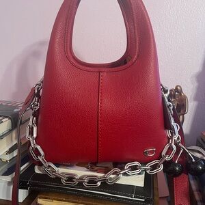 Coach Red Leather Lana 23